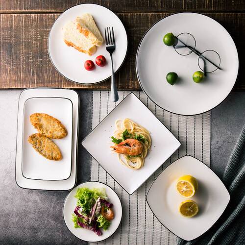 西餐牛排盘dinnerplate