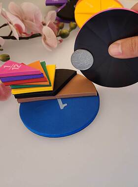 52 Pack Magnetic Fraction Tiles Circles  Eduional Math Manip