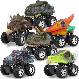 Dinosaur Toys Pull Back Cars Mini Monster Truck Car Toy Set
