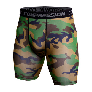 Camouflage Shorts Bermuda Men Army Compression Summer