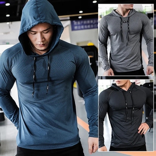Running Tracksuit Hoodie Gym Workout Mens Joggers Fitness