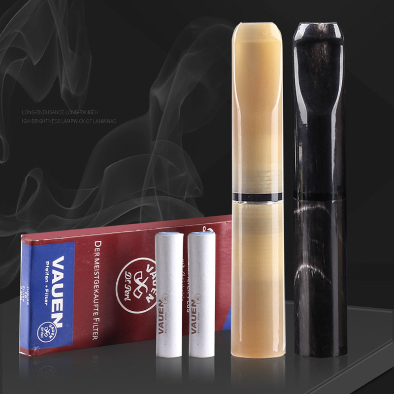 牛角石楠木黑檀木烟嘴过滤器