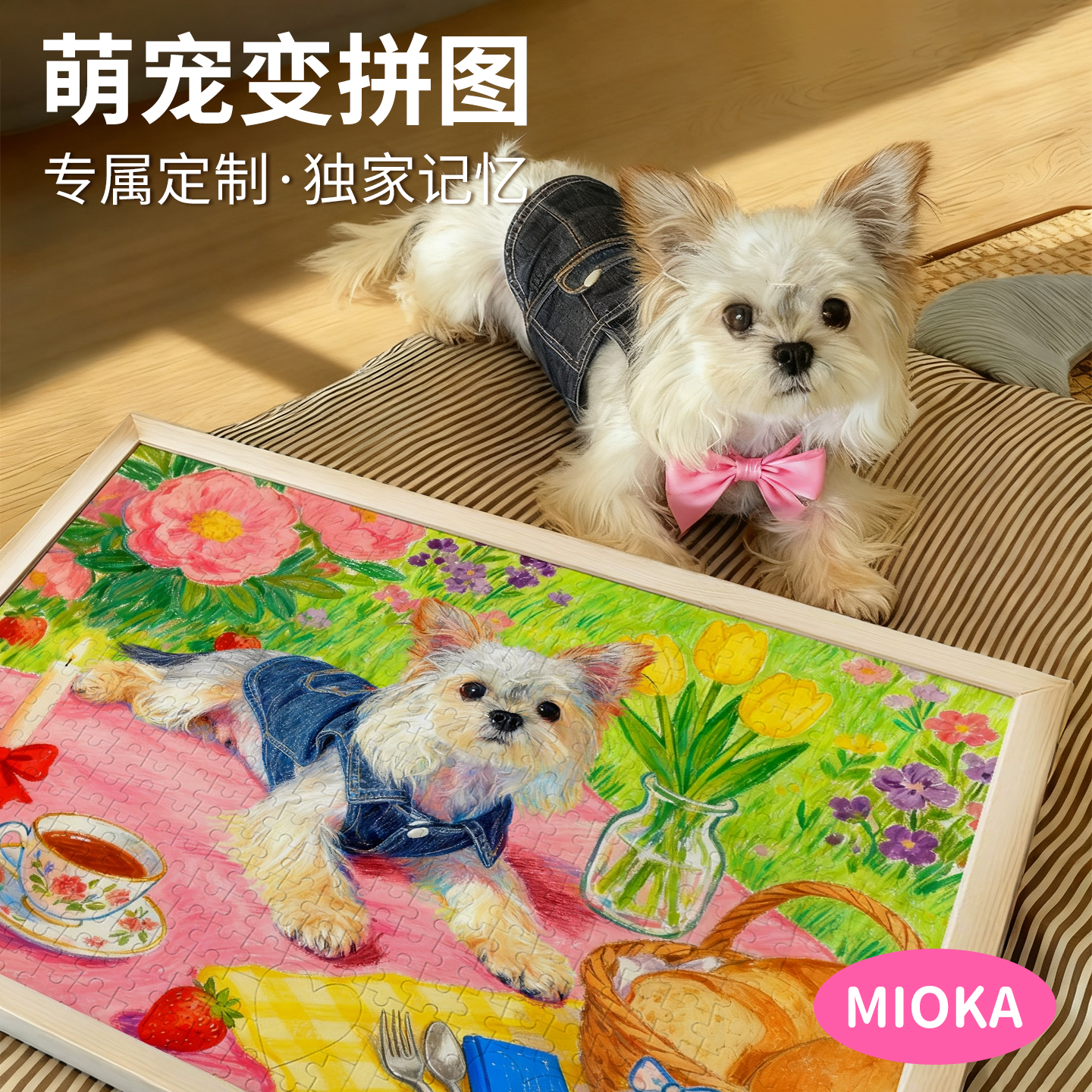 宠物治愈系拼图DIY定制