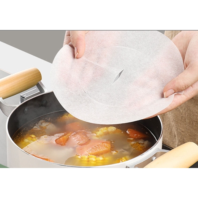 A食品级吸油纸食物专用厨房煲汤家用滤油纸吸油膜过滤油脂棉纸