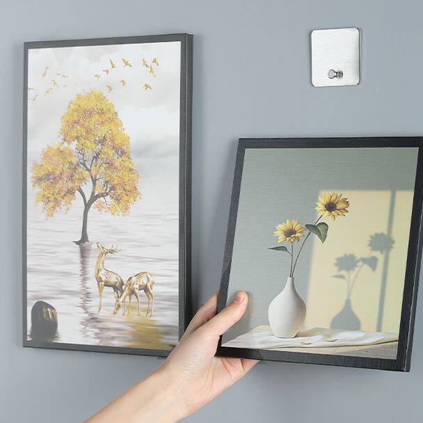 A免打孔无痕挂画神器相框墙婚纱照专用强力承重粘贴固定器钟表钉