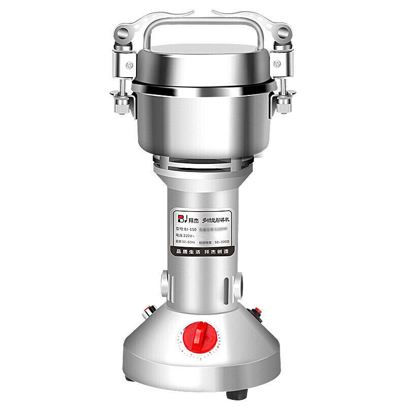 拜杰（BJ）不锈钢中药粉碎机家用超细磨粉机打粉机厨房五谷杂粮研