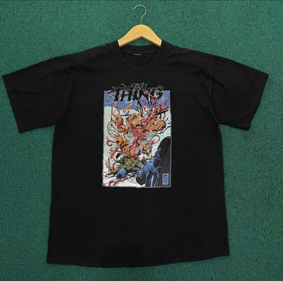 美式复古电影怪形T恤The Thing异形突变第三型John Carpenter短袖-封面