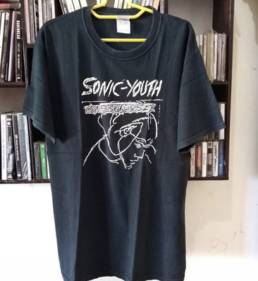 Fear of god Sonic Youth 非高街复古音速青年vintage复刻厚重T恤