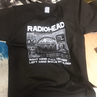 Radiohead T恤 电台司令 oasis suede muse 圆领短袖纯棉男女复古