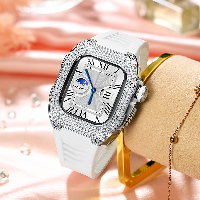 41mmiWatchS8带钻保护壳大牌感