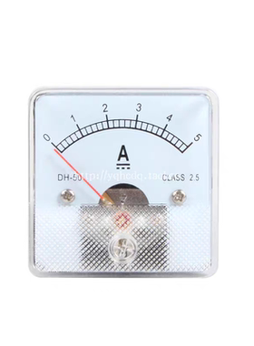 指针式直流电流表DH-50  5A 10A 口罩机 超声波设备专用50*50mm