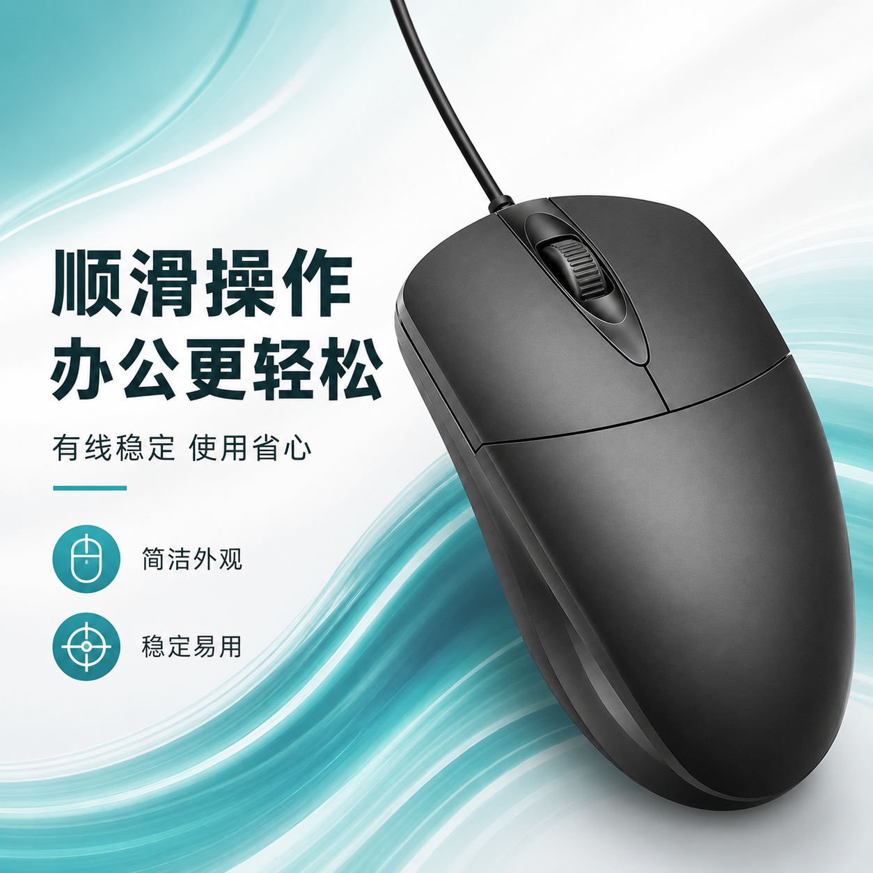 A5.9-b有线游戏鼠标电竞办公电竞风格外观酷炫办公家用学生宿舍用