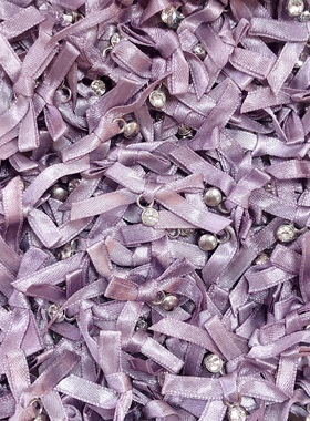 10个价宽3cm暗紫色吊坠小蝴蝶结配件可爱手工DIY装饰材料服装辅料