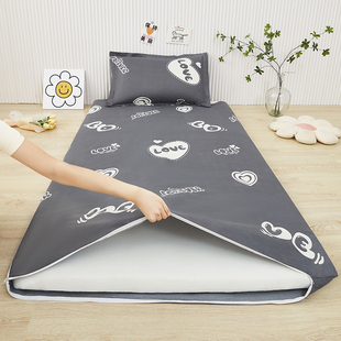 学生宿舍单人褥子套寝室床垫套全包防尘保护套可拆洗被罩被套折叠