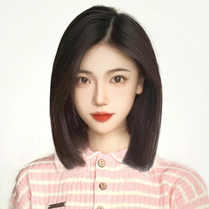 蕾丝假发女短发全真人发丝夏季轻薄偏分中长发锁骨发自然全头套式