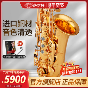 台湾萨尔特中音萨克斯乐器专业演奏成人初学者降e调旗舰店SP 6600