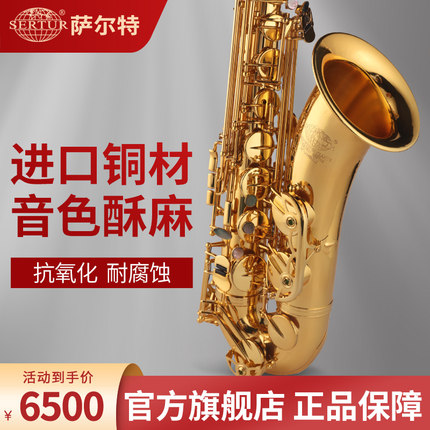 台湾萨尔特次中音萨克斯乐器专业演奏成人降b调官方旗舰店SP-6500