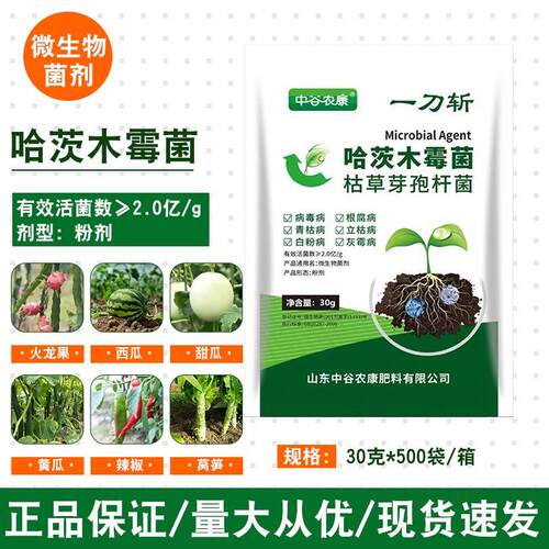 一刀斩哈茨木霉菌微生物菌剂杀菌大全枯草芽孢杆菌病害土壤肥料
