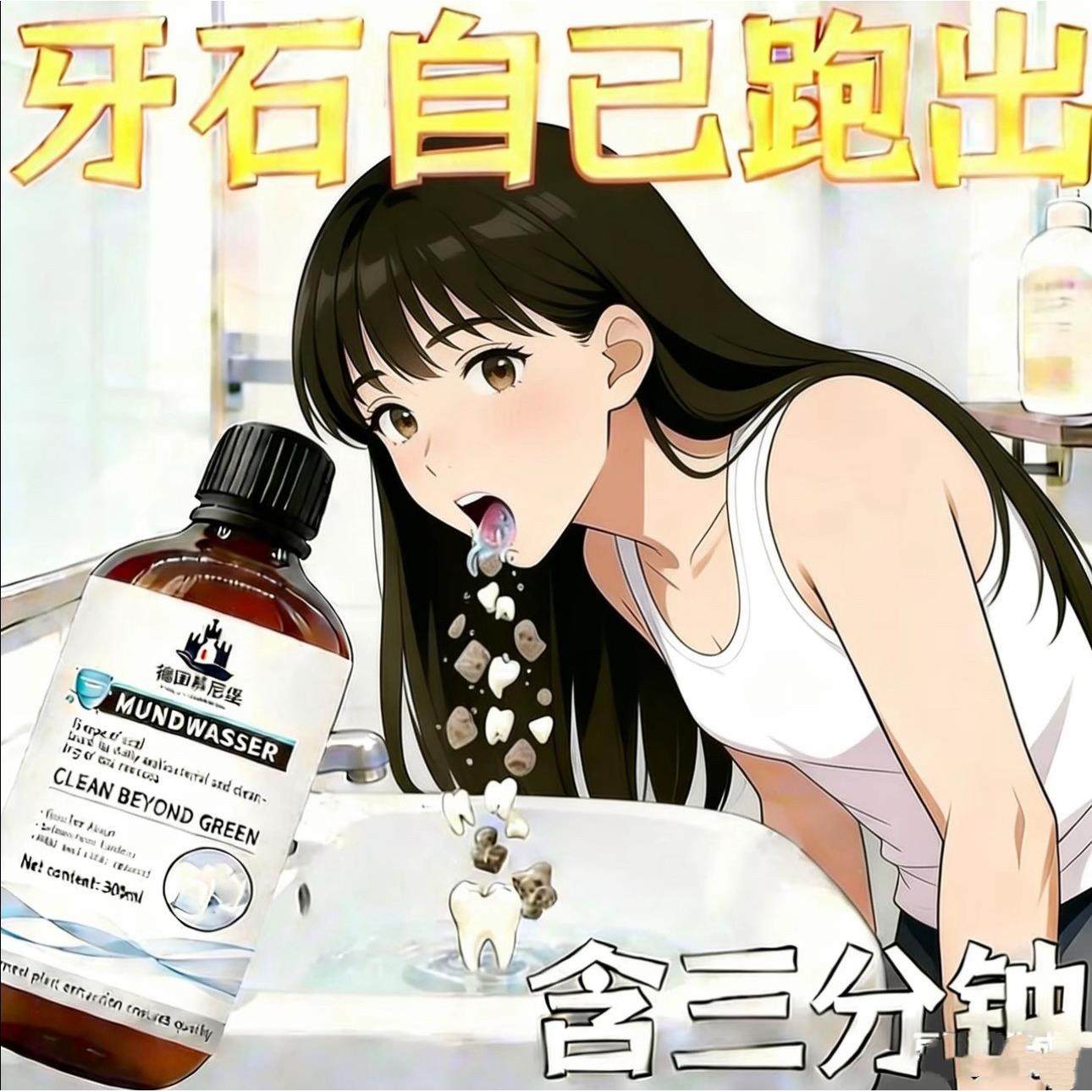 【源自德国】德国慕尼堡漱口水牙石溶解口腔异物漱口水洗牙齿污垢,洗护清洁剂/卫生巾/纸/香薰,漱口水,淘宝优惠券,粉丝福利购,淘宝优惠卷