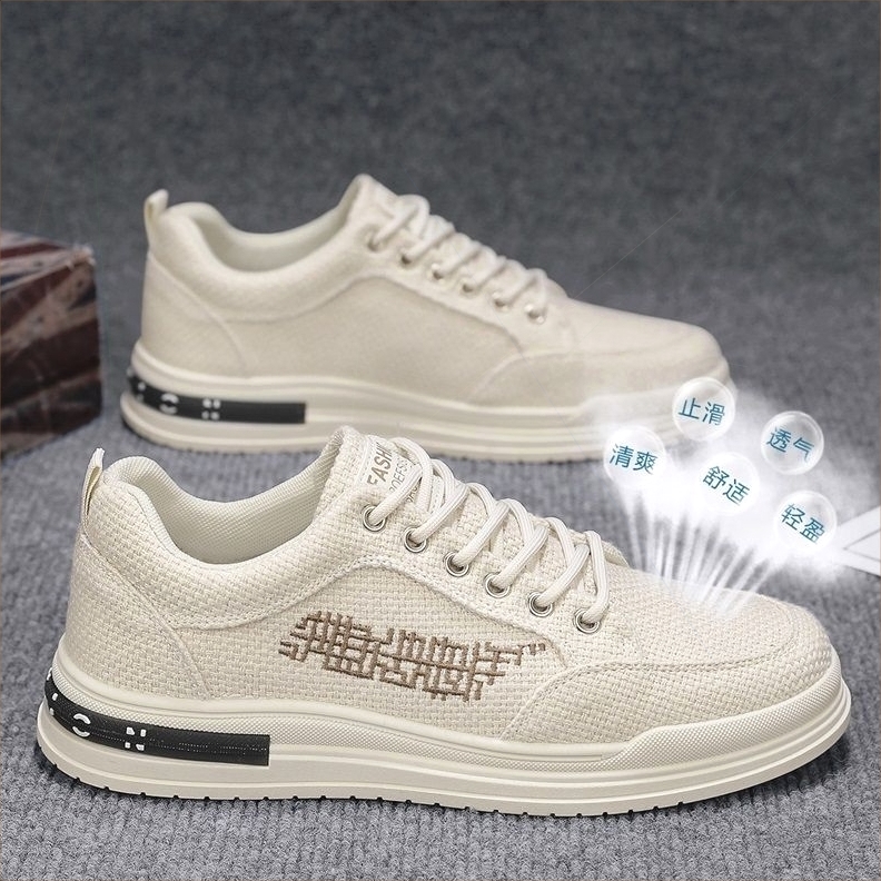 回力男鞋夏季透气防臭帆布板鞋轻便百搭男士厚底休闲运动潮鞋清仓