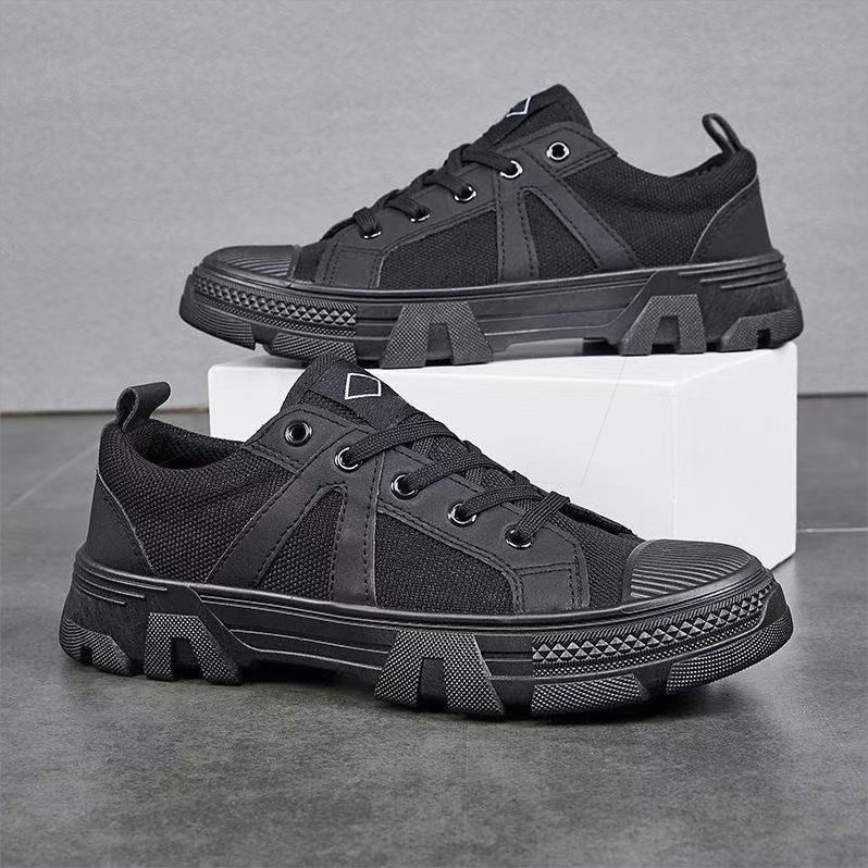 回力劳保鞋男工地鞋耐磨解放鞋帆布防臭建筑鞋防滑迷彩鞋工作鞋女