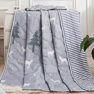 夏被2025新款 空调被夏凉被纯水洗棉宿舍被子夏季 单人被芯冰丝薄款