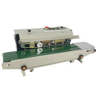 机自动封口机 770连续钢印自动薄膜封口机条纹效果食品包装