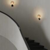 中古云石壁灯设计师简约床头酒店壁灯客厅背景墙走廊过道轻奢壁灯