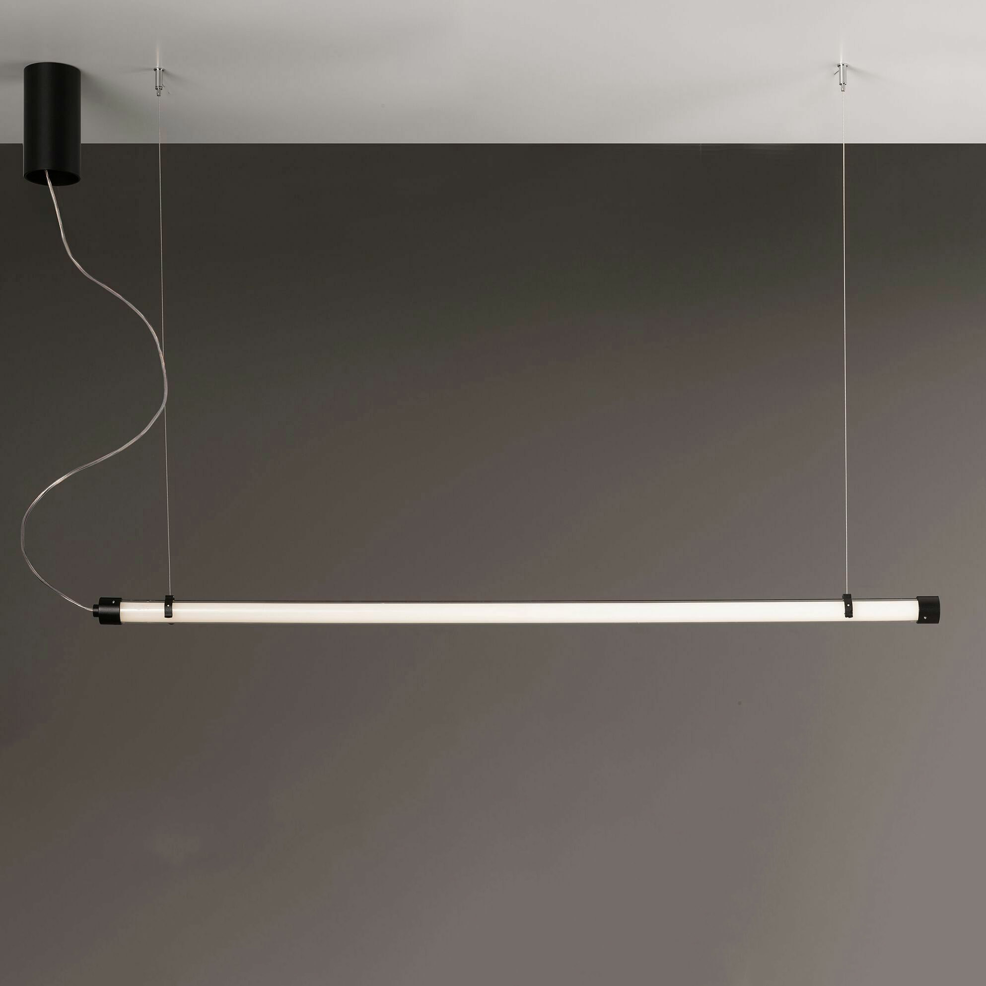 意式极简风餐厅吊灯一字餐厅客厅吊灯设计师别墅样板房吊灯