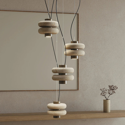 Bandido餐厅吊灯设计师款大理石小吊灯中古简约卧室床头氛围灯