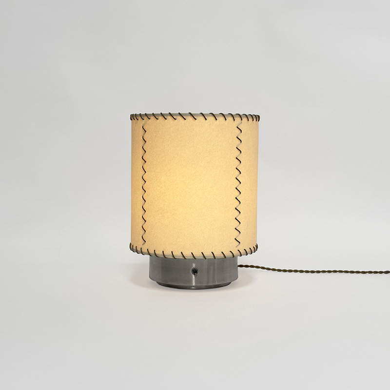 羊皮纸中古诧寂风氛围感台灯客厅卧室书房床头灯具装饰