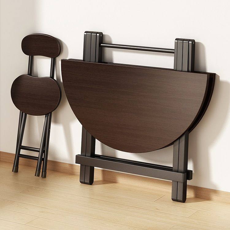 可折叠桌子便携式摆摊桌椅套装出租房家用圆桌小户型简易吃饭餐桌