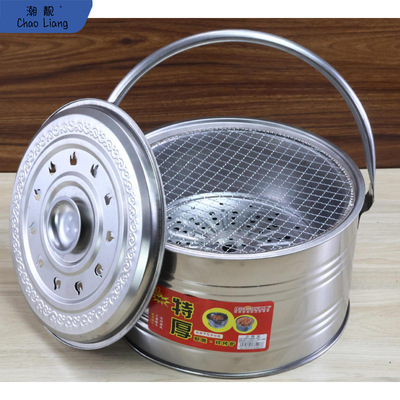 木炭烤火盆炭盆家用烤火炉子烧火盆炭火盆取暖农村碳盆炭炉子室内