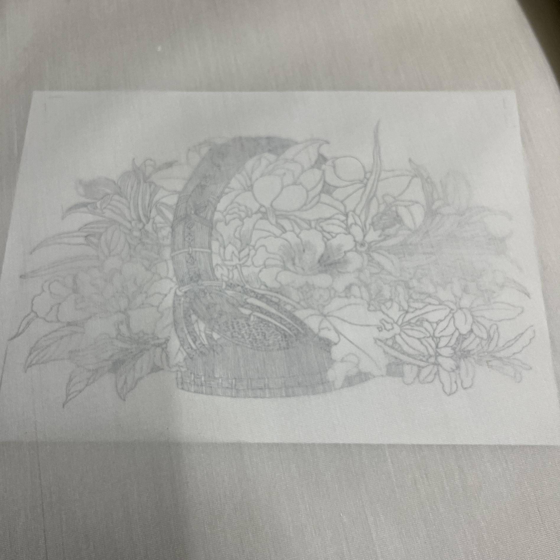 熟绢工笔国画绢布山水画白色仿古粗绢宋绢娟绢卡免绷加厚生宣