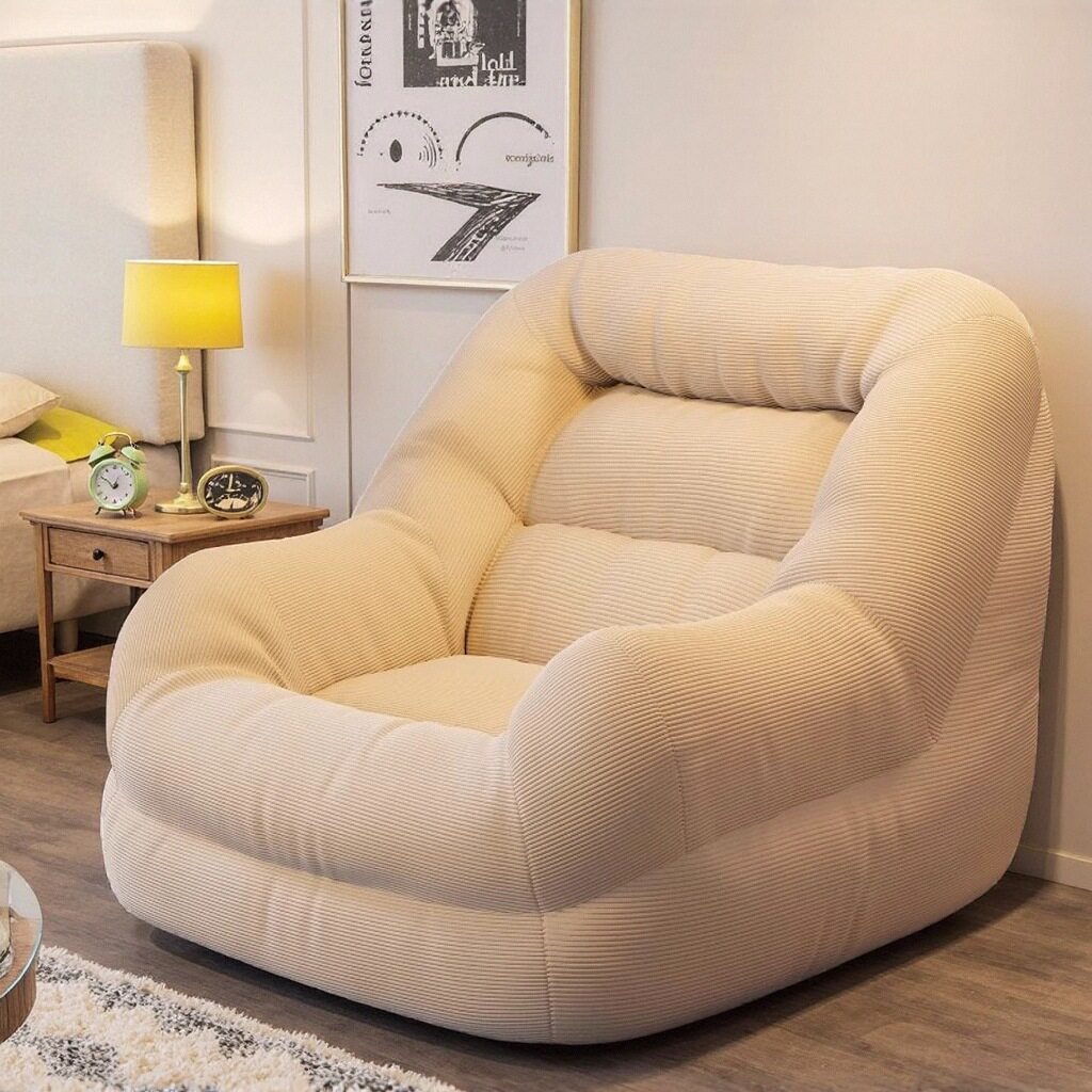 懒人沙发卧室单人小沙发窝窝椅儿童榻榻米座椅双人阳台休闲靠背椅