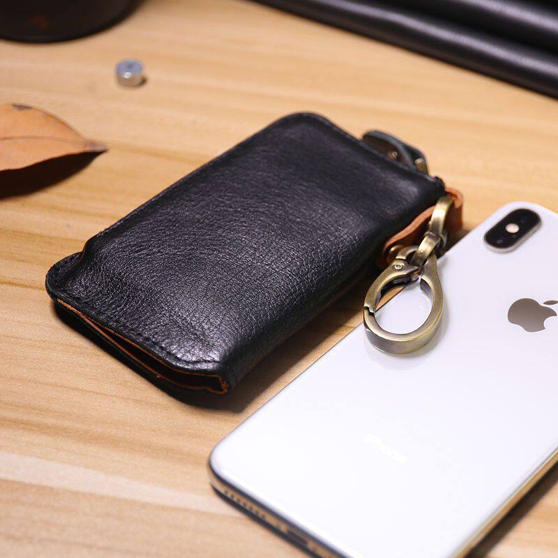 复古手工男女式真皮钥匙包头层牛皮大容量男士汽车腰挂男钥匙包