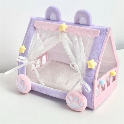 爆款玩偶帐篷床可爱棉花娃娃baby睡床创意玩具室内桌面摆件