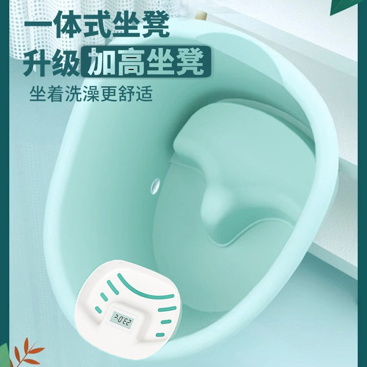 儿童洗澡盆沐浴桶洗澡桶宝宝泡澡桶婴儿可坐浴桶浴盆家用小孩大号