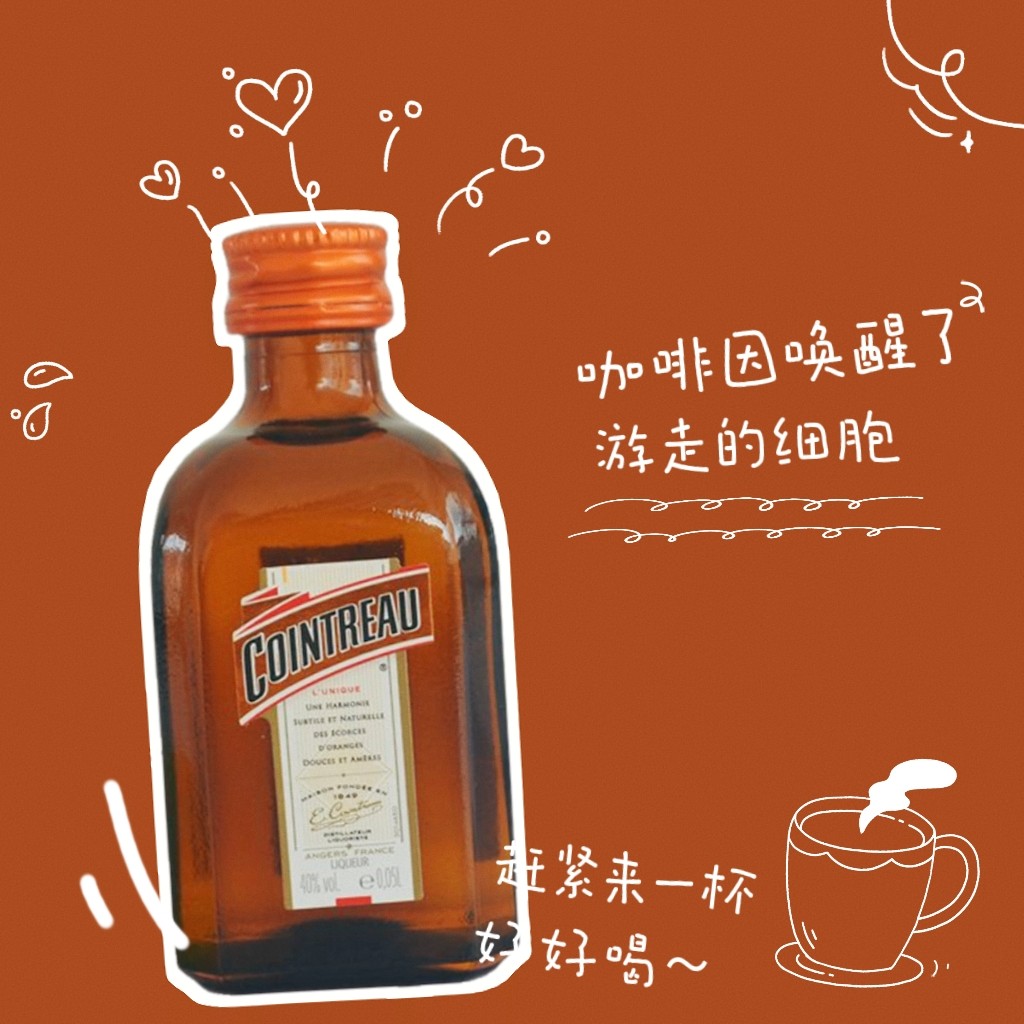 君度力娇酒小酒版小样法国原装进力娇酒/Liqueu