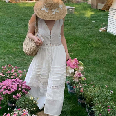 sewing diary原创手工缝纫White Jasmine白茉莉连衣裙