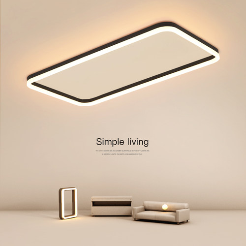 韵丝蔓现代简约led吸顶灯长方形