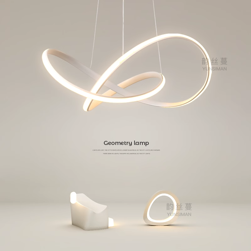 简约现代客厅led吊灯大厅主灯