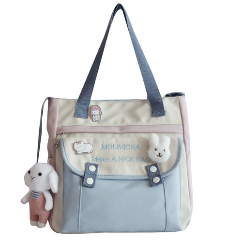 Свежая универсальная милая сумка на одно плечо, вместительная и большая сумка для учебы, сумка через плечо