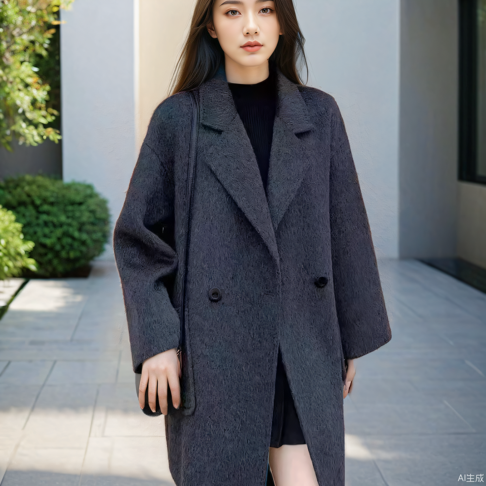 双面羊绒大衣女2025年新款