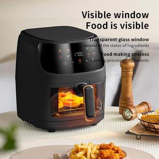 8L English air fryer oven Oil free Airfryer touch screen