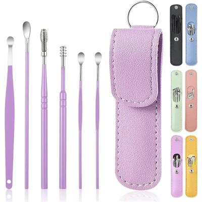 Earwax Curette Removal Kit Ear Wax Cleanser Remover Ear Pick