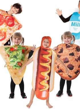 Children Costumes Kids Food Funny Cosplay Cookies Costume