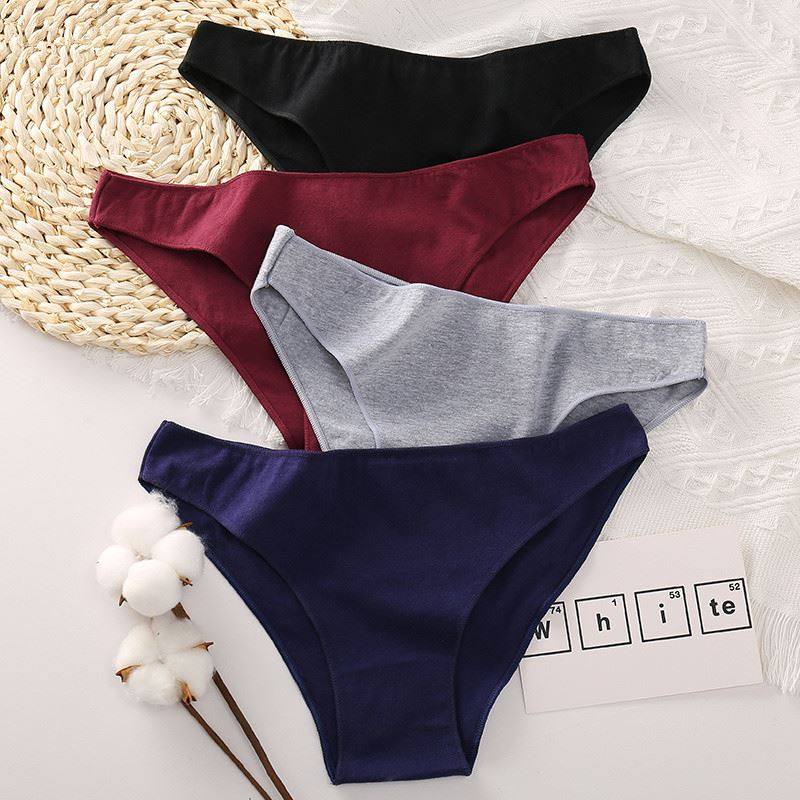 Women Cotton Underwear 3Pcs/set Comfortable Panties 三件内裤图片