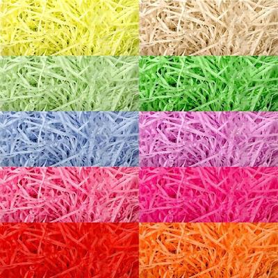 50g Easter Basket Grass Filler Paper Stuffing Shredded Crink