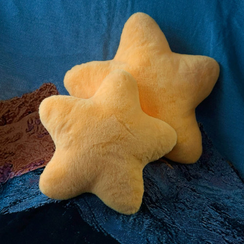 小岛之森童趣毛绒星星抱枕